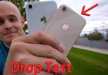 Тыльное стекло смартфона iPhone 8 нельзя назвать очень хрупким