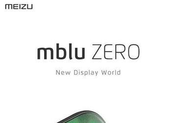 Опубликовано первое изображение безрамочного смартфона Meizu mblu ZERO 