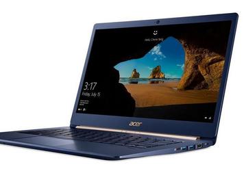 Acer Swift 5 — ноутбук с 14-дюймовым экраном, толщиной менее 1 см и массой менее 1 кг