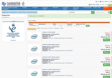 Немецкий онлайн-магазин LambdaTek подтверждает, что процессоры Intel Coffee Lake не будут намного дороже предшественников 