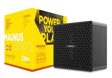 Игровые мини-ПК Zotac Magnus EK/ER оснащаются CPU Intel либо AMD и видеокартами GeForce GTX 1060 либо GTX 1070