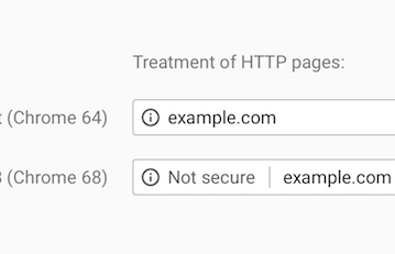 С июля браузер Chrome начнёт помечать сайты с протоколом HTTP, как небезопасные