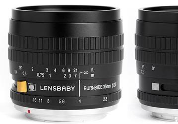 Объектив Lensbaby Burnside 35 имеет две диафрагмы