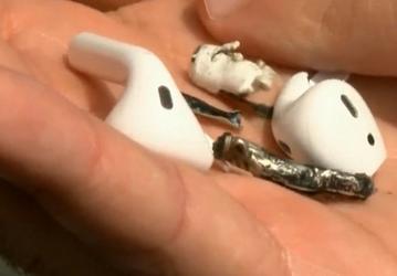 У жителя Флориды во время тренировки загорелся один из наушников Apple AirPods