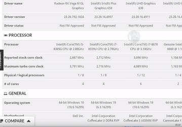 В семейство процессоров Intel Coffee Lake-U войдёт модель Core i7-8559U с GPU Iris Plus Graphics 650