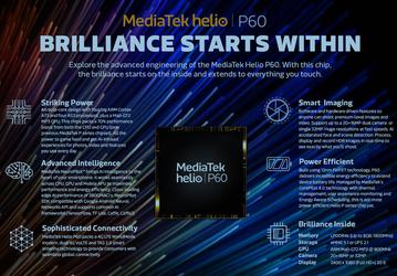 Представлена однокристальная система MediaTek Helio P60 с аппаратной поддержкой ИИ