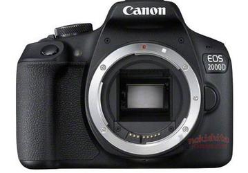 Опубликованы изображения зеркальной фотокамеры Canon EOS 2000D