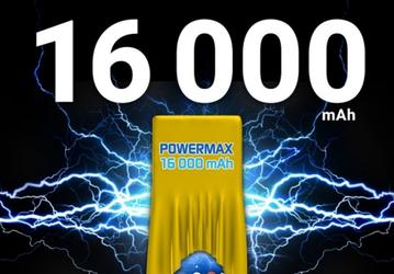 Емкость аккумулятора смартфона Energizer Power Max P16K Pro равна 16000 мА∙ч