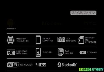 Смартфон HTC Desire 12 получит очень бюджетную платформу MediaTek 