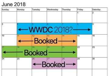 Конференция Apple WWDC 2018 пройдет 4-8 июня, на ней могут показать iOS 12, iPad X и iPhone SE 2