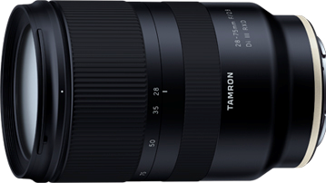Объектив Tamron 28-75mm F/2.8 Di III RXD (Model A036) будет предназначен для беззеркальных камер Sony