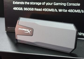 В экспозицию Kingston на CES 2018 вошел внешний SSD Pictured HyperX Savage Exo