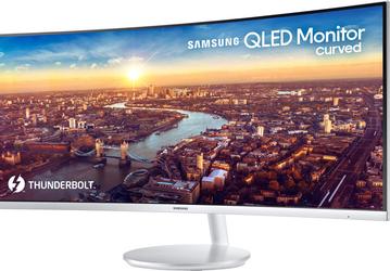 Samsung представит на CES 2018 первый в мире изогнутый монитор QLED с интерфейсом Thunderbolt 3