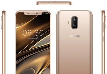 Смартфон Doogee V похож на iPhone X