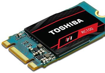 SSD начального уровня Toshiba RC100 обеспечивают скорость записи до 1130 МБ/с