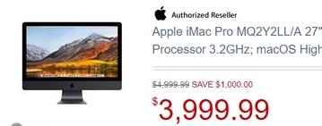 Огромная скидка на моноблоки Apple iMac Pro может указывать на плохой спрос 