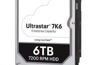 Western Digital расширяет ассортимент корпоративных накопителей на жестких магнитных дисках моделями Ultrastar 7K8 и 7K6 объемом 4, 6 и 8 ТБ