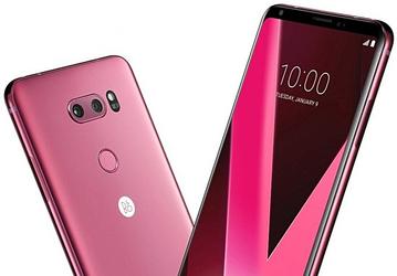 Представлен смартфон LG V30 в цвете Raspberry Rose