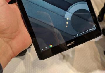 Опубликовано «живое фото» планшета Acer с Chrome OS