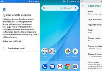 Вышло обновление Android 8.0 Oreo для смартфонов Xiaomi Mi A1