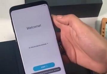 Опубликована новая фотография включенного смартфона Samsung Galaxy S9