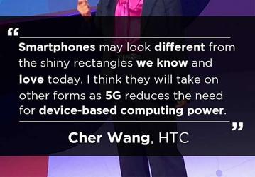 HTC считает, что 5G изменит всю индустрию и форму смартфонов