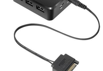 Thermaltake H200 — концентратор USB, рассчитанный на установку внутри ПК