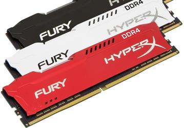 Линейки HyperX Fury DDR4 и HyperX Impact DDR4 SO-DIMM пополнили модули памяти DDR4-3466 и DDR4-3200 соответственно