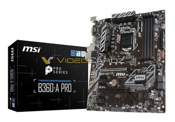 Галерея дня: системные платы MSI на чипсетах Intel B360, H370 и H310