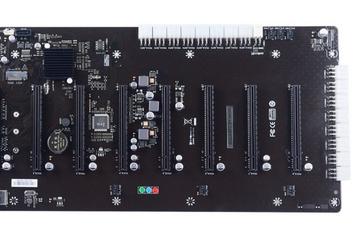 Supox B250A-BTC D+ — системная плата для майнеров, располагающая восемью слотами PCIe x16