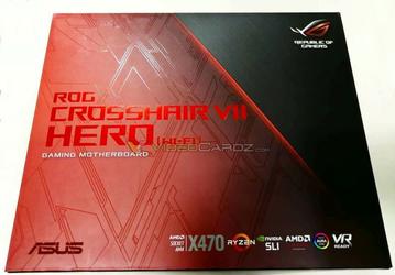 Начались поставки плат Asus ROG X470 Crosshair Hero VII