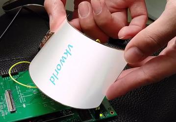 Vkworld показала гибкий дисплей OLED, который будет использоваться в новых смартфонах