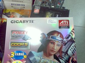 GIGABYTE GV-R489-1GH-B — один из первых готовых адаптеров на AMD Radeon HD 4890 (RV790)
