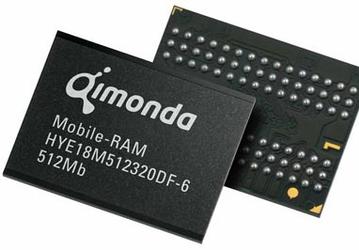 Qimonda начинает выпуск «мобильной» RAM плотностью 512 Мбит по нормам 75 нм