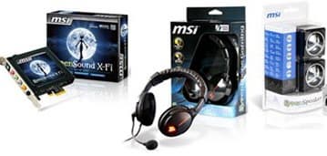 MSI анонсировала аудио-продукты для ПК серии Syren