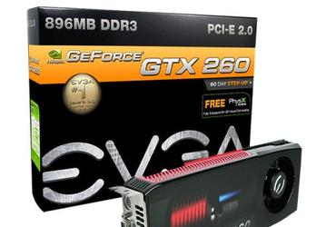 EVGA начинает продажи двух GeForce GTX 260 на базе 55-нм GPU 