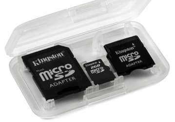 «3 в 1»: Kingston Technology комплектует карточки microSD объемом 2 Гб двумя адаптерами