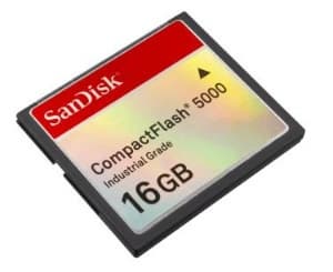 SanDisk увеличивает объем карт памяти CompactFlash 5000 до 16 ГБ