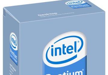 Процессоры Intel Pentium Dual-Core официально