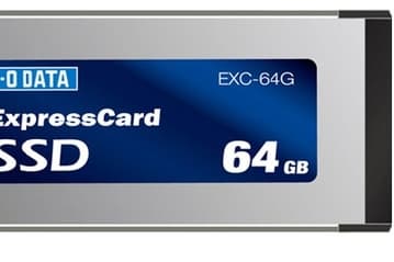 I-O Data представила пару SSD-накопителей под Express Card