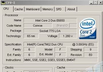 Инженерный образец Intel E6850 в руках пользователя: разгон до 3,8 ГГц - не предел?