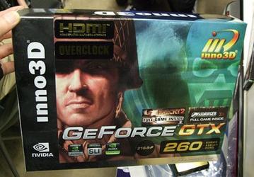 GeForce GTX 260 на 55-нм ядре замечен в продаже