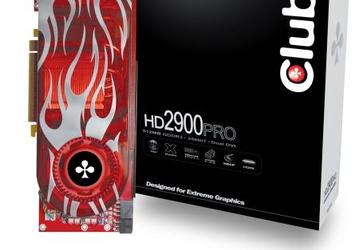 Club 3D анонс графического адаптера AMD HD 2900 Pro