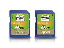 Apacer, Trancsend Introduce New SDHC Cards, Steel Flash Drive