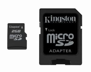 Kingston Technology увеличивает объем microSD до 2 Гб
