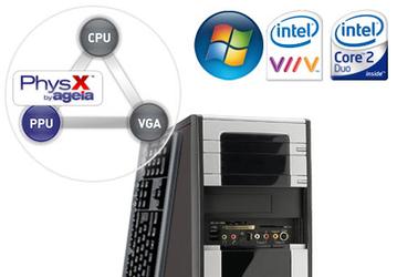 Medion представляет игровой ПК, оснащенный NVIDIA GeForce 8800GTS и AGEIA PhysX