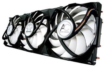 Arctic Cooling подготовила для Radeon HD 4870X2 трехвентиляторный кулер Accelero Xtreme 4870X2 