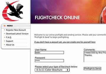 FlightCheck проверяет макеты в режиме он-лайн