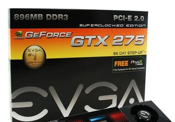 У EVGA готов SuperClocked-вариант 3D-карты на GeForce GTX 275