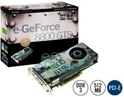 EVGA e-GeForce 8800GTS 512MB: быстрая и недорогая карта на G92, с фабричным разгоном